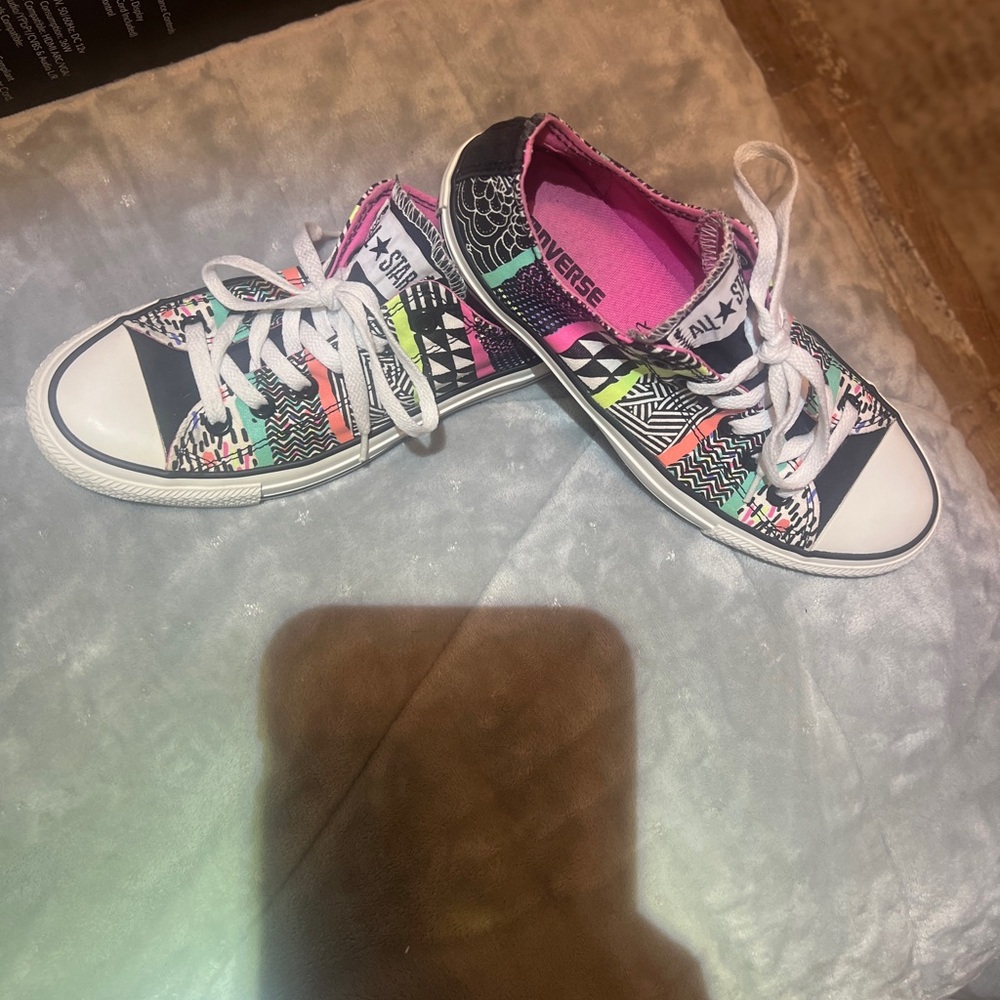 Women’s neon converse sneakers